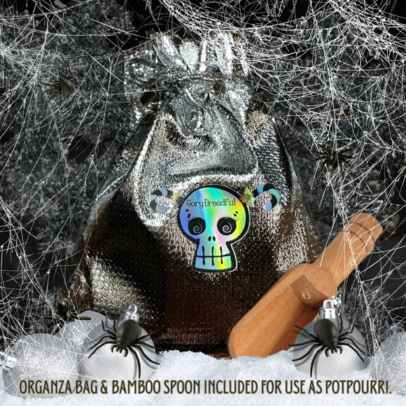 Nutcracker's Curse Sizzling Room Salt Crystal Potpourri: Rum Chestnuts & Cigars - Picture 5 of 9